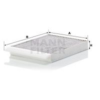 CUK 30 012 MANN-FILTER Фільтр повітря у внутрішньому просторі