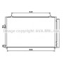 TO5679D AVA QUALITY COOLING Конденсатор кондиціонера