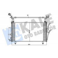 345255 KALE OTO RADYATÖR Конденсатор кондиціонера