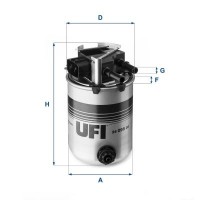 24.095.00 UFI Паливний фільтр