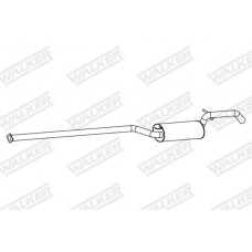 24342 WALKER Глушник вихлопних газів кінцевий