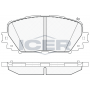 181898 ICER Комплект гальмівних колодок дисковий гальм