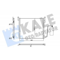 353205 KALE OTO RADYATÖR Конденсатор кондиціонера
