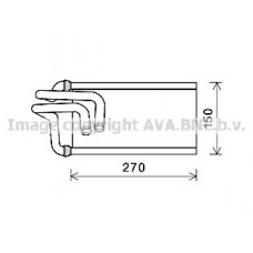 JE6070 AVA QUALITY COOLING Теплообмінник обігрів салону