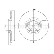 23-0163 METELLI Гальмівний диск