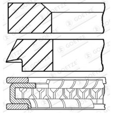 08-780300-00 GOETZE ENGINE Комплект поршневих кілець