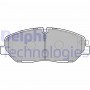 LP3293 DELPHI Комплект гальмівних колодок дисковий гальм
