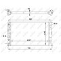 50219A NRF Радіатор охолодження двигуна