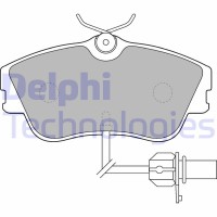 LP1542 DELPHI КомплеК т гальмівних колодок, дискове гальмо