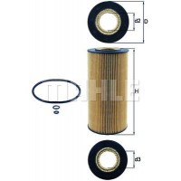 OX 123/1D MAHLE Масляний фільтр