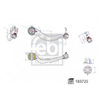 183725 FEBI BILSTEIN Ричаг незалежної підвіски колеса, подвеска колеса