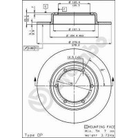 14071 AP Гальмівний диск