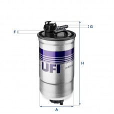 2439100 UFI Паливний фільтр