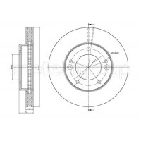 23-0776C METELLI Гальмівний диск