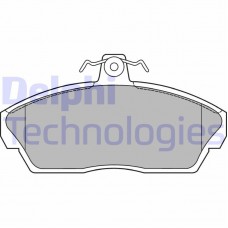 LP1450 DELPHI КомплеК т гальмівних колодок, дискове гальмо