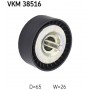 VKM 38516 SKF Паразитный / ведущий ролик, Поліклиновий ремінь