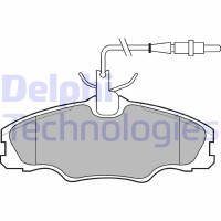 LP985 DELPHI КомплеК т гальмівних колодок, дискове гальмо