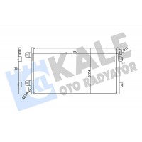 342910 KALE OTO RADYATÖR Конденсатор кондиціонера