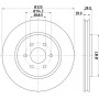 8DD 355 119-001 HELLA PAGID Гальмівний диск