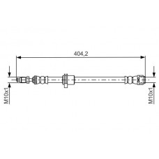 1 987 481 679 BOSCH Гальмівний шланг