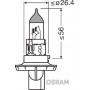 9008 OSRAM Лампа розжарювання фара дальнього світла