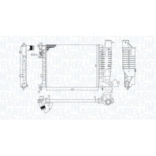 350213188500 MAGNETI MARELLI Радіатор охолодження двигуна