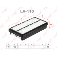 LA-110 LYNXauto Повітряний фільтр