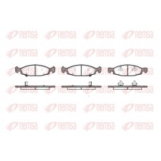 0736.02 REMSA Комплект гальмівних колодок дисковий гальм