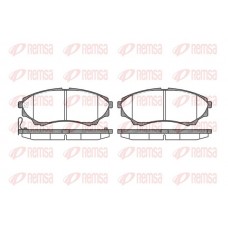 1151.00 REMSA Комплект гальмівних колодок дисковий гальм