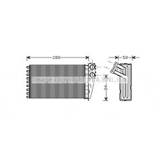 PEA6227 AVA QUALITY COOLING Теплообмінник обігрів салону