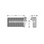 PEA6227 AVA QUALITY COOLING Теплообмінник обігрів салону