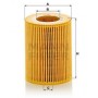 HU 925/4 y MANN-FILTER Масляний фільтр