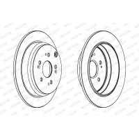 DDF1608C FERODO Гальмівний диск