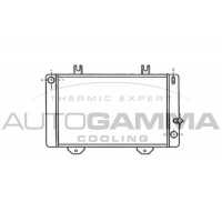 102084 AUTOGAMMA Радіатор охолодження двигуна