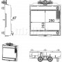 CR 923 000P MAHLE Радіатор охолодження двигуна