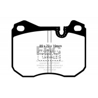 DP345 EBC Brakes Комплект гальмівних колодок дисковий гальм