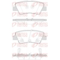1362.42 REMSA Комплект гальмівних колодок дисковий гальм