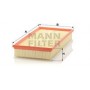 C 37 153/1 MANN-FILTER Повітряний фільтр