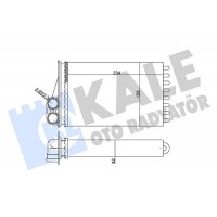 352055 KALE OTO RADYATÖR Теплообмінник обігрів салону