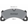 2468501 TEXTAR Комплект гальмівних колодок дисковий гальм