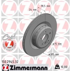 150.2945.32 ZIMMERMANN Гальмівний диск