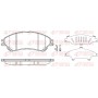 1589.02 REMSA Комплект гальмівних колодок дисковий гальм
