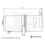 ADBP230039 BLUE PRINT Паливний фільтр