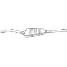 10434 SIGAM Середній глушник вихлопних газів