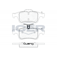 181825 ICER Комплект гальмівних колодок дисковий гальм