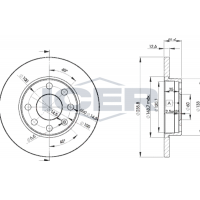 78BD1240-2 ICER Гальмівний диск