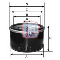 S 3545 R SOFIMA Масляний фільтр