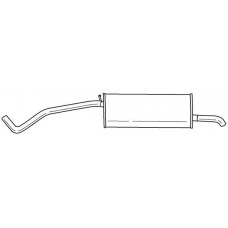 42627 SIGAM Глушник вихлопних газів кінцевий