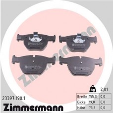 23397.190.1 ZIMMERMANN Комплект гальмівних колодок дисковий гальм 23397.190.1 ZIMMERMANN Комплект гальмівних колодок дисковий гальм