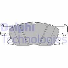 LP3241 DELPHI КомплеК т гальмівних колодок, дискове гальмо